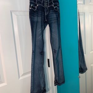 Short and Sexy Series Boot Cut Jeans. Size 1